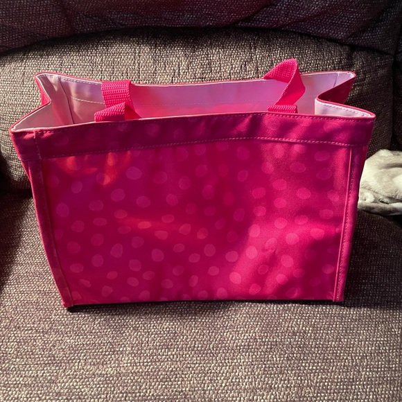 Thirty-One All in One Organizer Pink Lotsa Dots Pattern.  New in Package - Picture 1 of 6